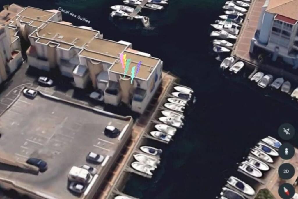Studio Climatise Classe 2 Dans Marina Proche Mer Et Etang - Lit Wifi Fibre Et Parking Prive 세테 외부 사진