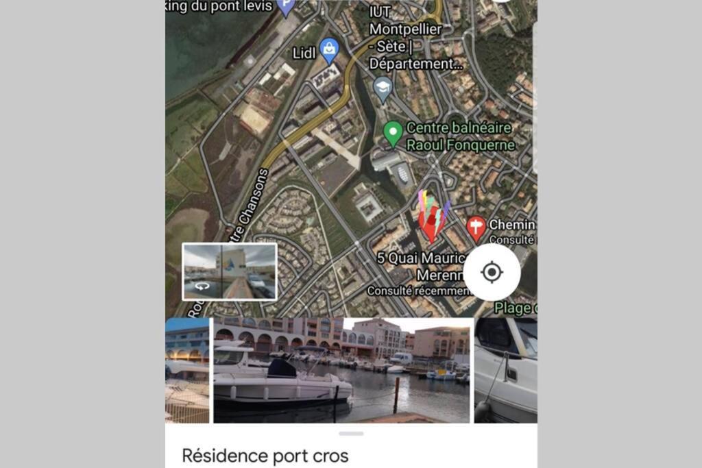 Studio Climatise Classe 2 Dans Marina Proche Mer Et Etang - Lit Wifi Fibre Et Parking Prive 세테 외부 사진